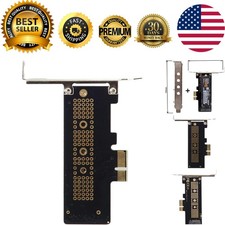 Low Profile PCI-E 3.0 x1 to M.2 NGFF M-Key SSD Adapter for Peak Performance