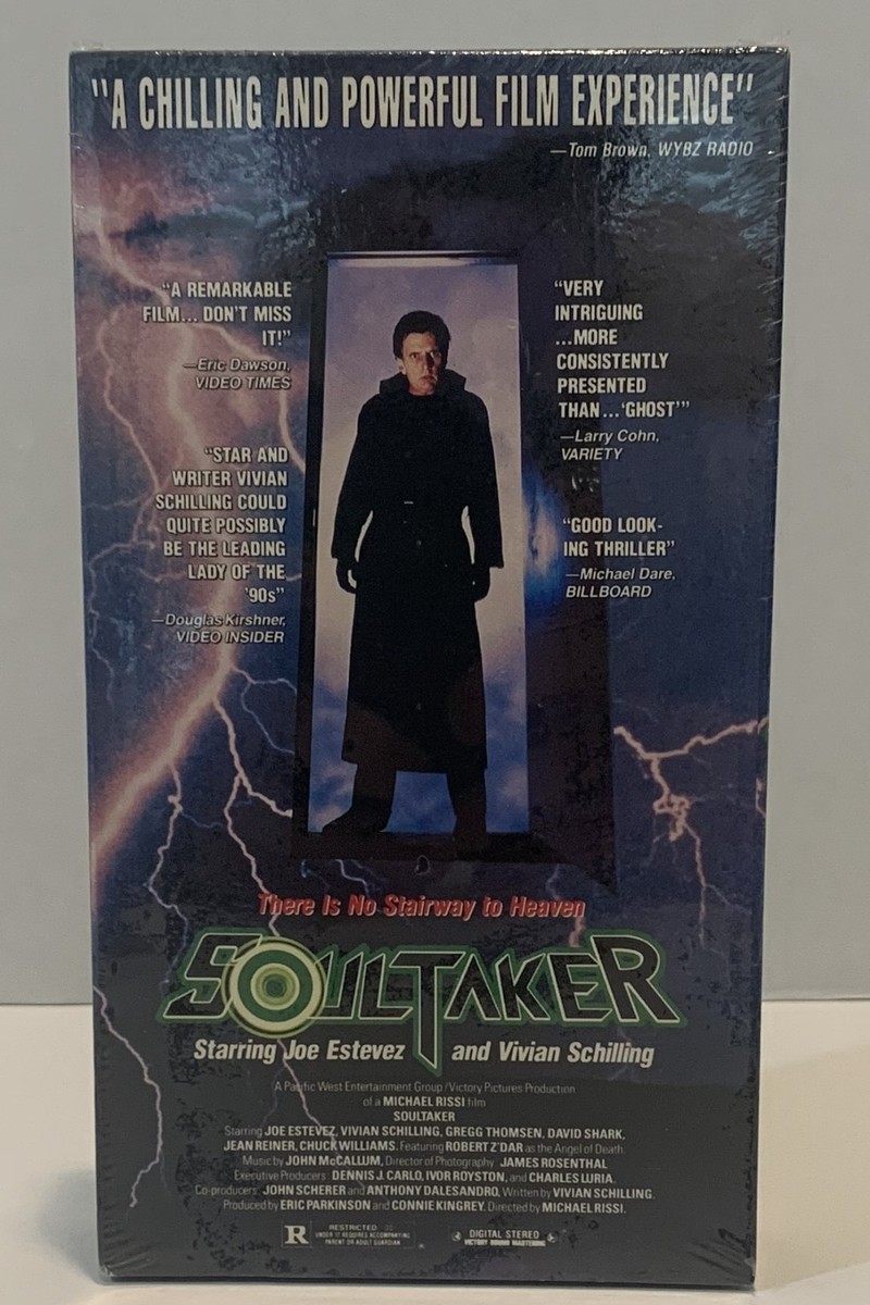 Soultaker 1990 VHS Super RARE OOP Horror AIP Studios Sci-fi