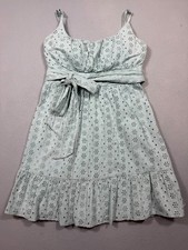 Speechless Size 5 Light Blue Baby Doll Strappy Eyelet Dress Short