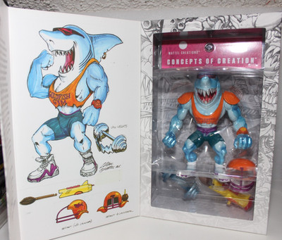 STREET SHARKS RIPSTER CONCEPT MATTEL CREATIONS FIGURE NEW IN BOX GYW77