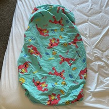 Crown Crafts Sesame Street Elmo Arts  Crafts Cotton Blend Crib Fitted Sheet