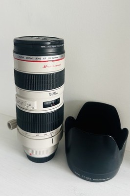 Canon EF 70-200mm f2.8L USM Zoomobjektiv in Top Zustand + Haube + Kappen