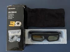 Sharp AN-3DG40 Active Shutter 3D Glasses Blac...