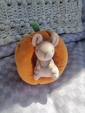 Jellycat Brambling Mouse in Pumpkin Cute Plush Autumn Halloween