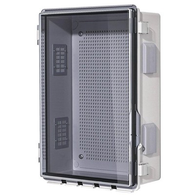 Electrical Junction Box 15.7x11.8x7.1 in ABS Waterproof Enclosure Outdoor Ven...