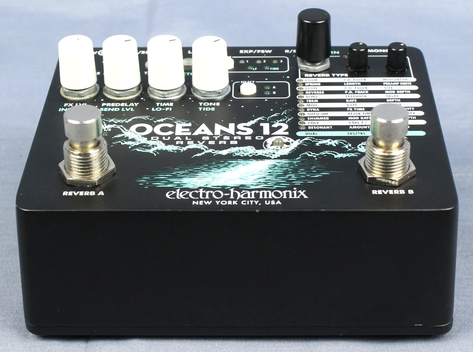 Electro-Harmonix Oceans 12 Dual Stereo Reverb Pedal - Image 4 of 4