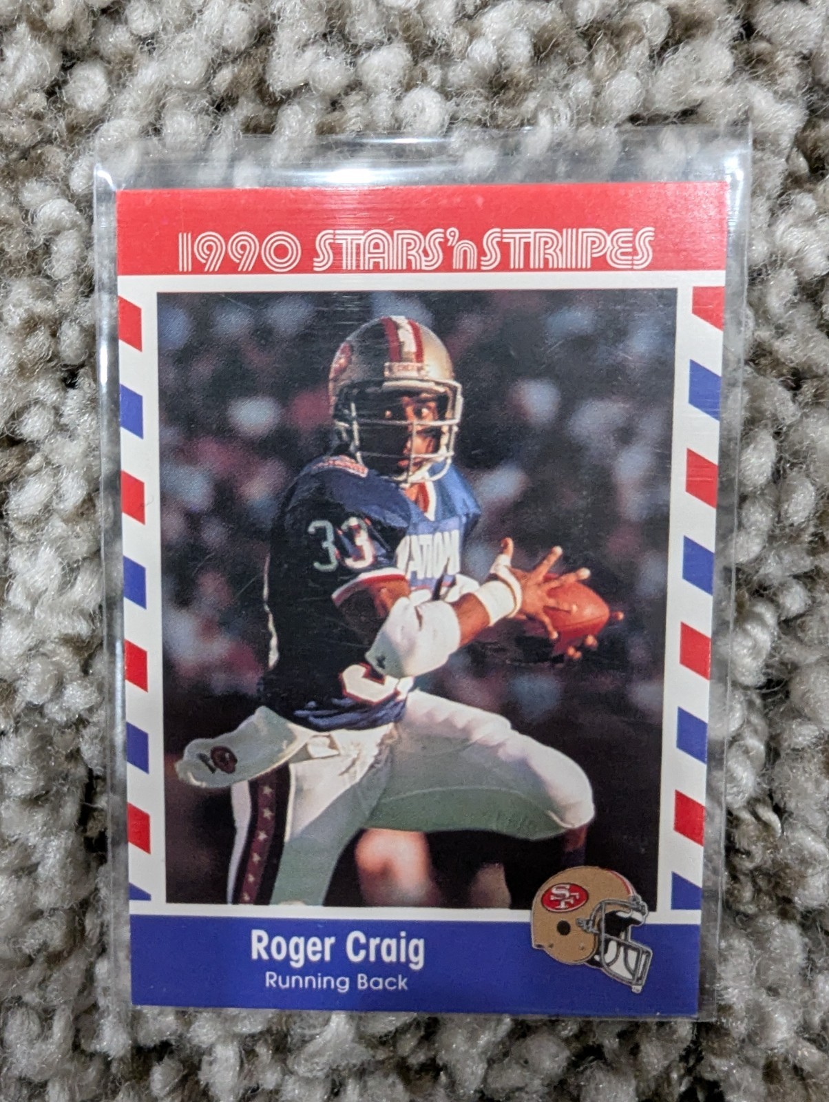 1990 Fleer Stars 'n Stripes - Roger Craig #51