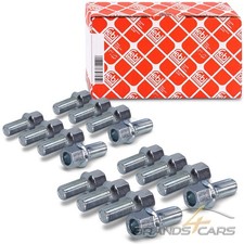 16x FEBI RADBOLZEN SCHRAUBEN M14 x 1,5 x 27 mm KUGELBUND SW17 50024767