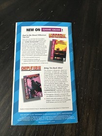 Sega CD Manual Only Third World War W/Reg Card