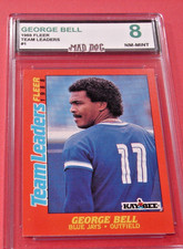 GEORGE BELL---1988 Fleer TEAM LEADERS #1----MINT 8***BLUE JAYS***Mad Dog
