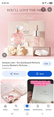 YCZ Quicksand Sand Luxury Women's Perfume Spray Fragrance 50ml Gift Set