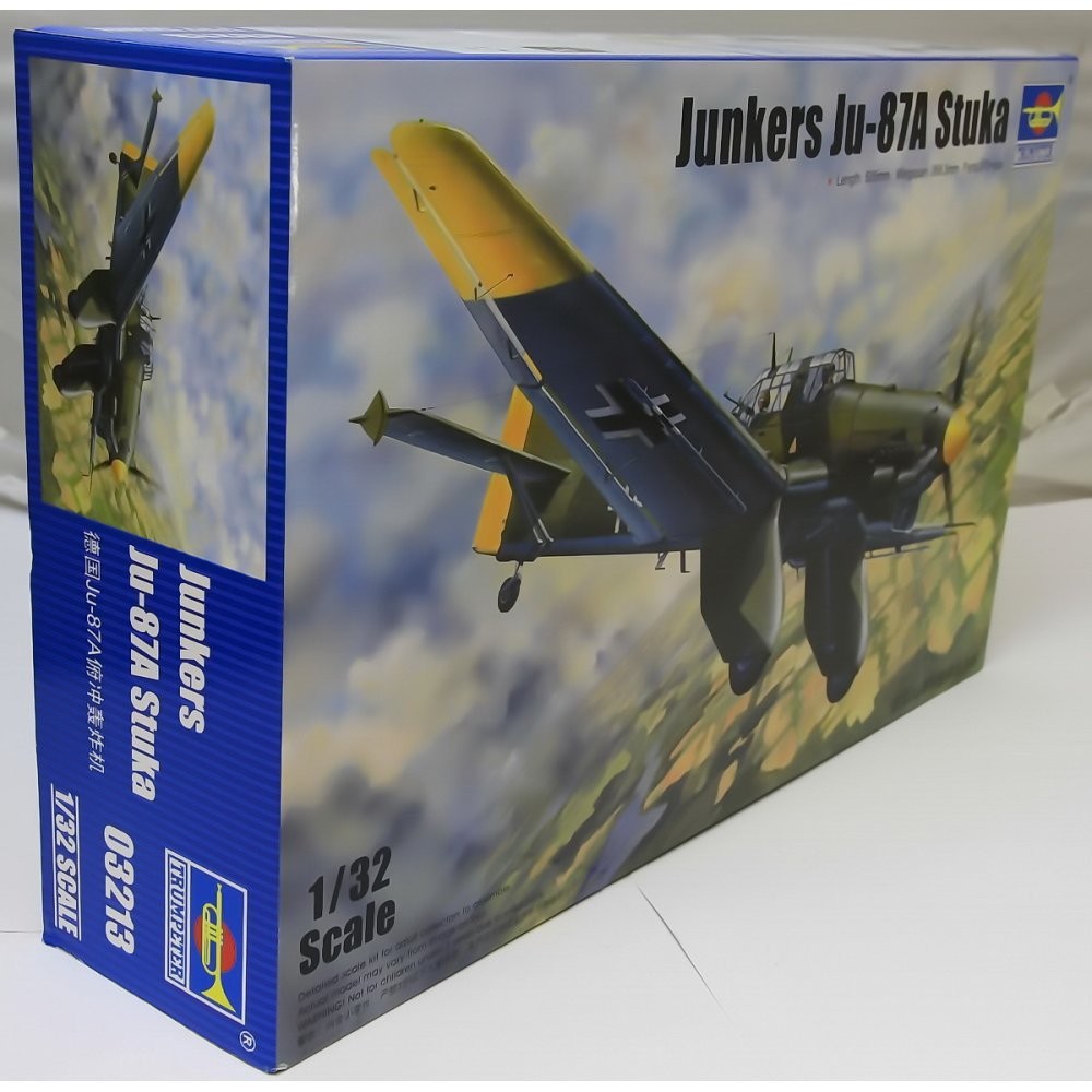 Trumpeter Junkers Ju-87A Stuka German Dive Bomber Model Kit (1/32 Scale)
