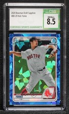 2020 Bowman Chrome Draft Sapphire Nick Yorke #BD-29 CSG 8.5 0kd8