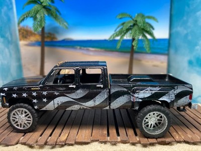 1973 Chevrolet Cheyenne Super 30 Dually Custom Wheels 4x4 Pickup 1/64 READ