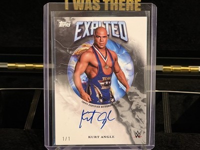 2025 Topps WWE Exalted Kurt Angle 1/1 Autograph 1 Of 1 UNO De UNO