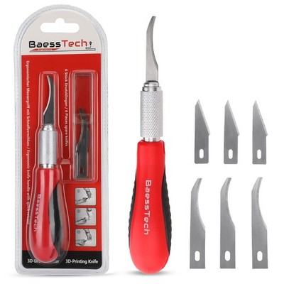 BaessTech 3D-Drucker Messer-Set   Stützstrukturen entfernen 3D Druck Support NEU