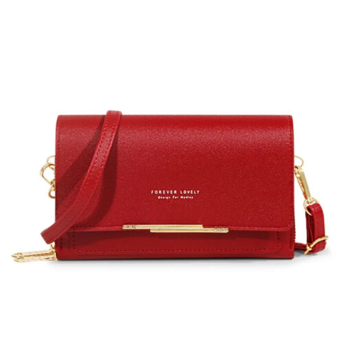 Women's Shoulder Bag Multi Compartment Zip Wallet Crossbody Phone Purse - Picture 13 of 21