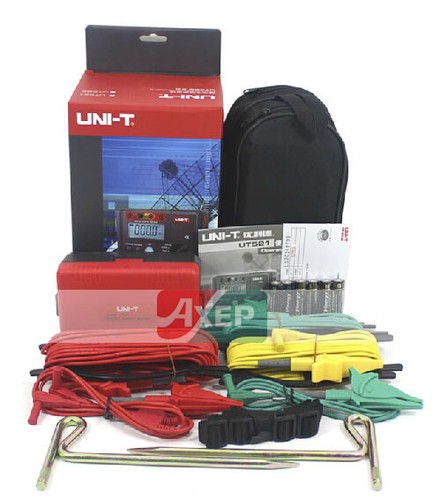 A● UNI-T UT-521 Earth Ground Insulation Resistance Tester 0~2000Ω 0～200V - Imagen 1 de 2