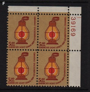 1979-Sc-1612-5-Americana-MNH-plate-block-CV-50