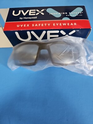 UVEX S2940XP Hypershock Safety Glasses, black frame w clear lens, anti-fog