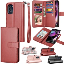 For Motorola Moto G 5G 2023 Luxury Leather Wallet Case phone Cover Stand