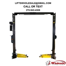 New TITAN LIFTS Master Series HD2P-12KMSC 12,000lb Clearfloor 2-Post Lift