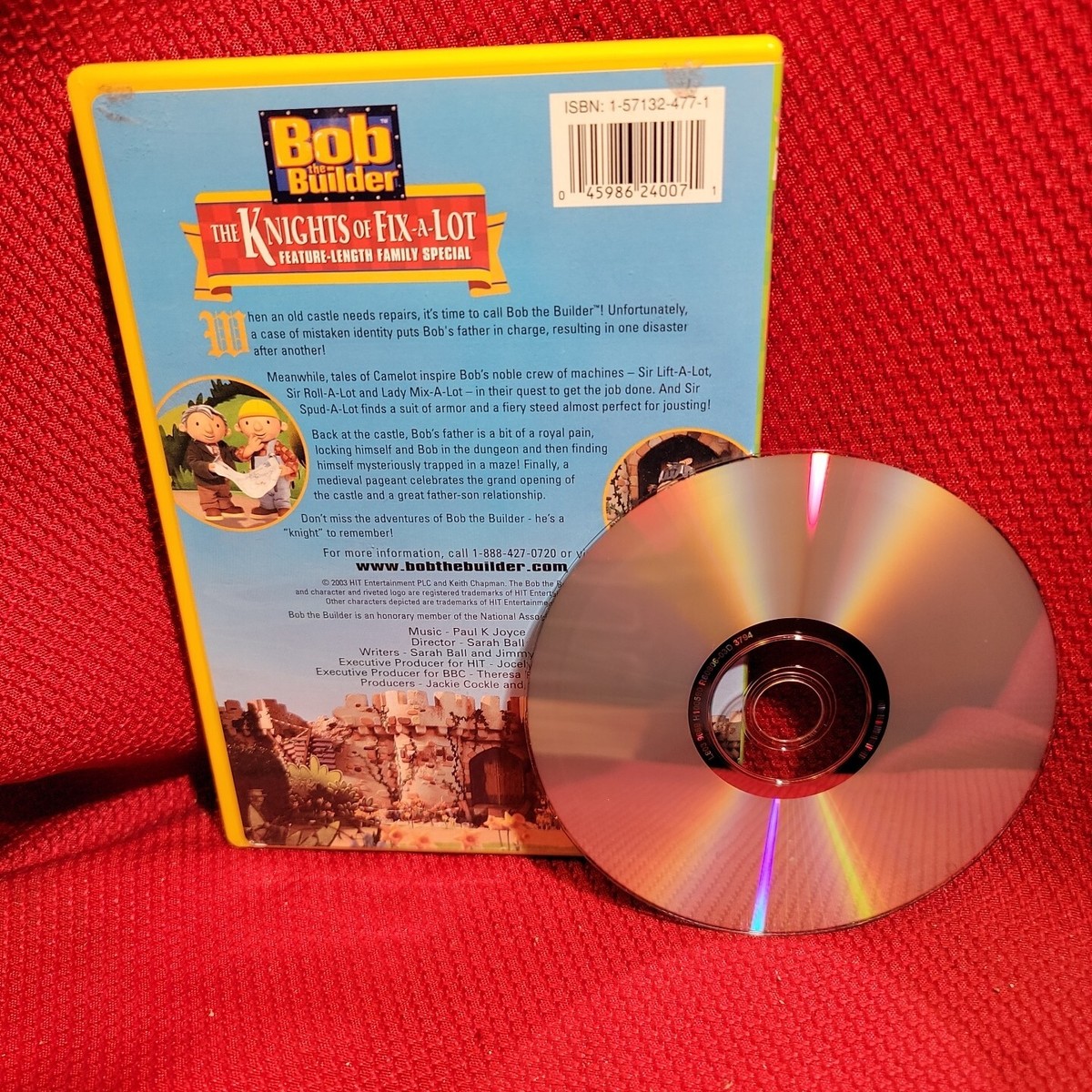 Bob The Builder THE KNIGHTS OF FIX-A-LOT family movie dvd