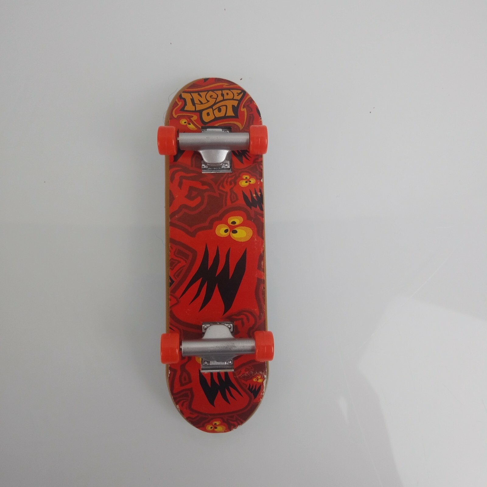 PS Inside Out Red Monster Fingerboard Skateboard Toy 3.75" eBay