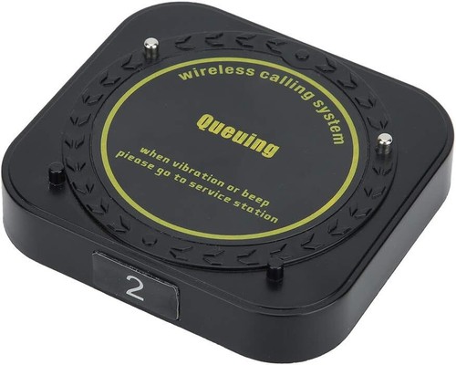 Pack 10 SU 669S Ricevitori Wireless Vibrazione Luce Coda Ristorante Bar - Foto 6 di 8