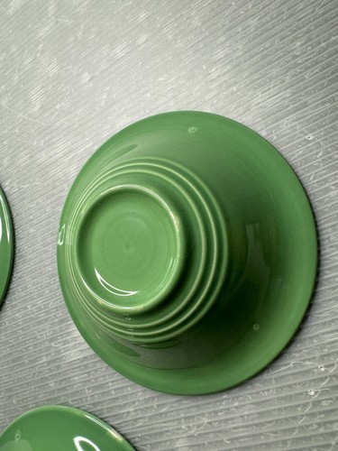 vintage HOMER LAUGHLIN 1979 HARLEQUIN Medium Green 6.25” Bowl LOT/3 Fiestaware - Picture 10 of 16