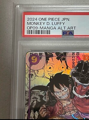2024 One Piece Japanese OP09 Manga Alt Art #119 Monkey D
