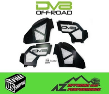 DV8 Offroad Ventilé Avant Intérieur Fenders - Noir pour 18-22 Jeep Wrangler Jl /