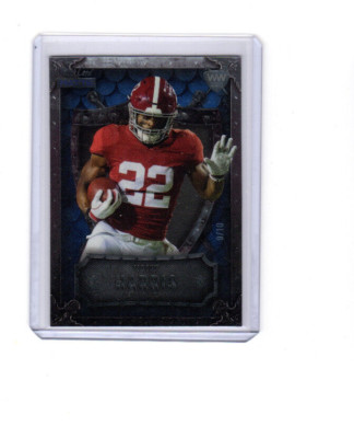 2021 Wild Card Matte Weekend Warrior Blue Ice Bronze Najee Harris Rookie 9/10
