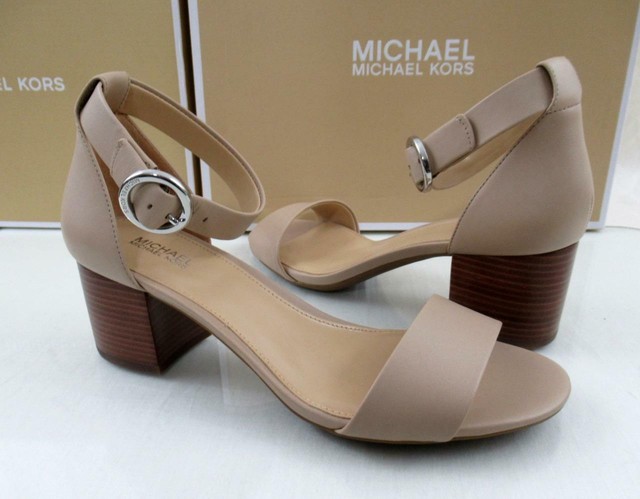 michael michael kors lena block heel dress sandals