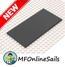 *NEW* Huge XL Genuine Lego Black Tile 8x16 studs - Part 90498