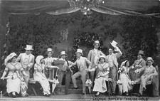 POSTCARD THEATRE   GEORGE ROYLE'S  FOL DE  ROLS