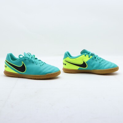 Nike tiempox Gebraucht US 3y (Cod.SS4123) Leder Niedrig Grün Wasser