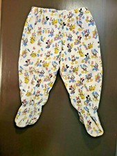 Vintage Child's Disney 1,2,3's Corduroy Elastic Waist Pants