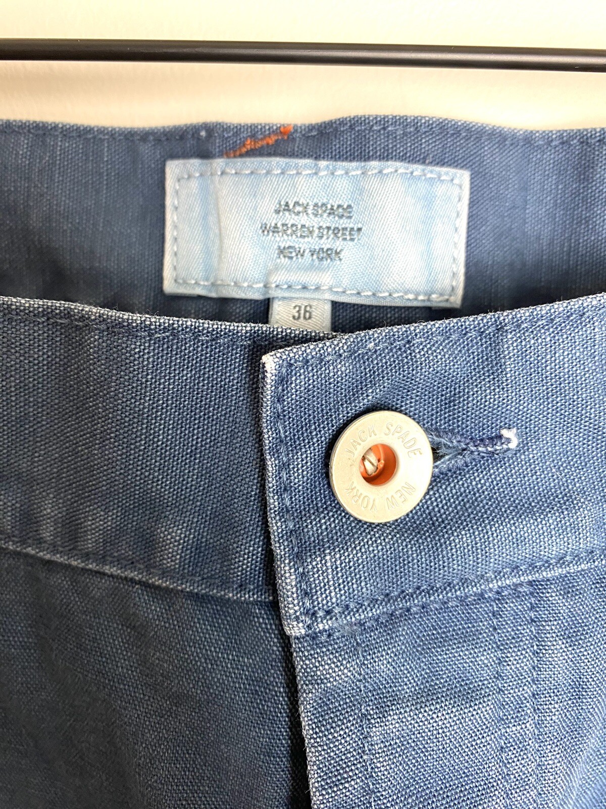 Jack Spade Jeans Mens Size 36 x 32 Warren Street New York Slim Blue