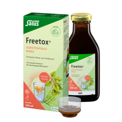 Salus Freetox Gerstengras Birke Elixier Bio 250ml - Energiestoffwechsel
