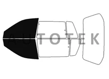 PreCut Film Front 2 Door Windows For Mitsubishi Expo 2 doors Wagon 1992-94 Tint