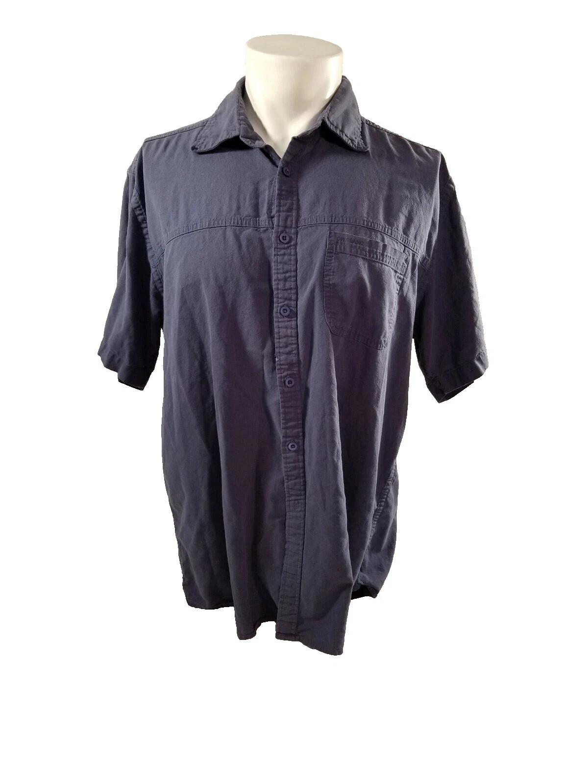 Casual Solid Hawaiian Casual Button-Down Shirts for Men