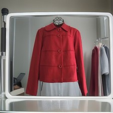 Revue Red Jacket Sz M Stylish Dress Up Or Casual