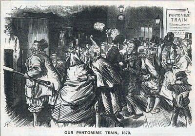 Our pantomime train, 1870