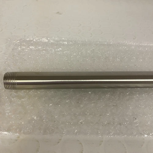 Signature Hardware 12" Rain Shower Arm & Flange SHRSA123ZBN Brushed Nickel - Picture 6 of 9