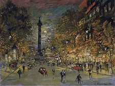 Paris. The Square of Bastille Accent Tile Mural Kitchen Bathroom Backsplash 8x6