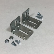 2 Jamb Bracket J-3 Garage Door w/ Lag  Track Bolt Overhead Quality Hardware 3