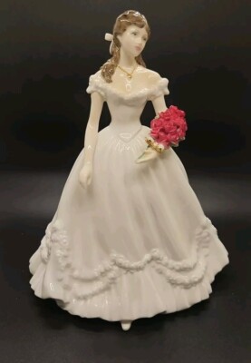 Royal Worcester The Official Anniversary Figur Of The Year 2000 1st Quality
