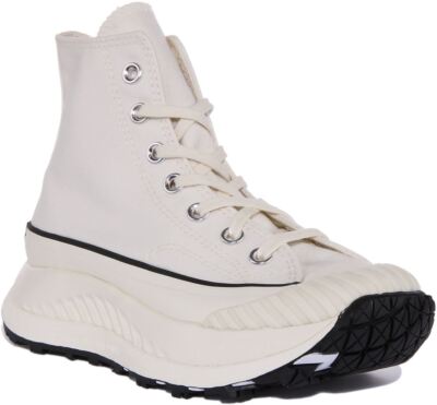 Converse A01682C Chuck 70s Hi Top Schnürschuhe Unisex Off White UK 3-8