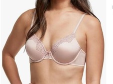NEW Maidenform Bra T-Shirt Padded Pale Pink Style 09404 Underwire Size 34C